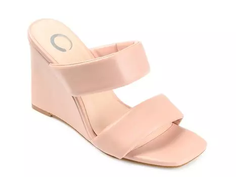 Сандалии Journee Collection Kailee на танкетке, розовый