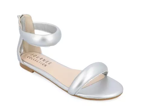 Сандалии Journee Collection Peytonn, серебряный металлик