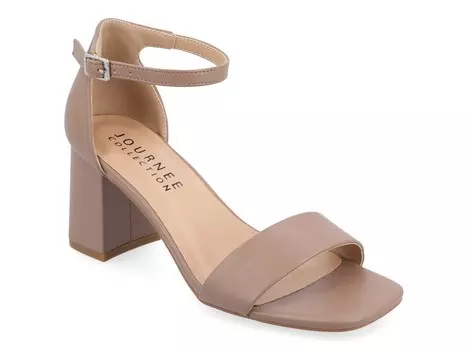 Сандалии Journee Collection Valenncia, коричнево-розовый