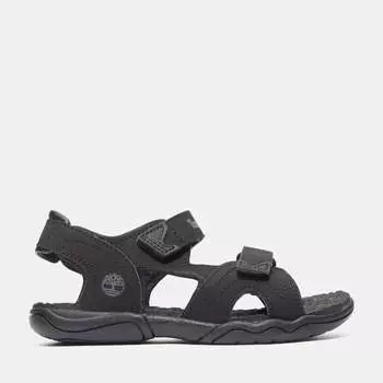 Сандалии Junior Adventure Seeker с двумя ремешками Timberland, черный
