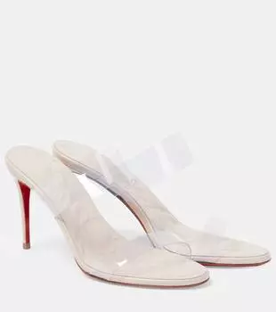 Сандалии just loubi 85 из пвх Christian Louboutin, нейтральный