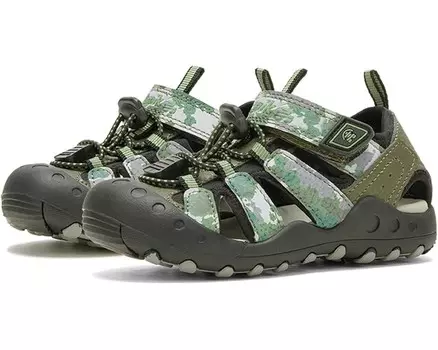 Сандалии Kamik Kids Crab Print, оливковый