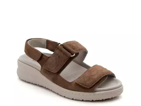Сандалии Kara Wedge Sandal David Tate, коричневый