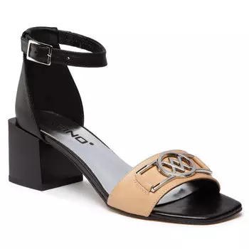 Сандалии Karino, бежевый/черный