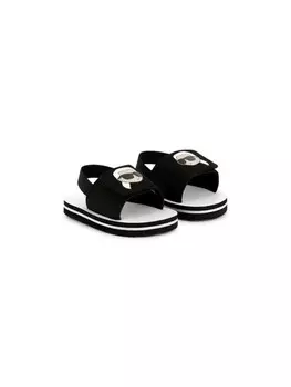 Сандалии Karl Lagerfeld Kids Ikonik Karl, черный
