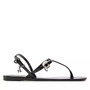 Сандалии KARL LAGERFELD KL80002N Black Rubber V00, черный
