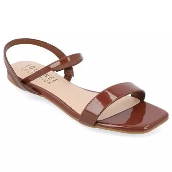 Сандалии Karren с открытой пяткой Journee, коричневый