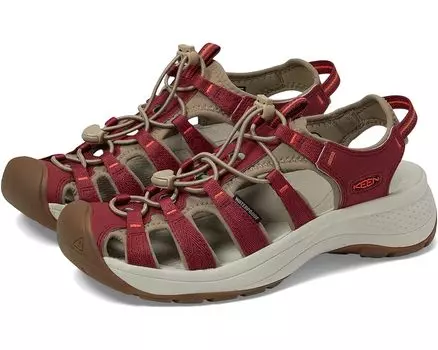 Сандалии KEEN Astoria West, цвет Merlot/Scarlet Ibis