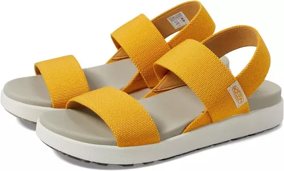 Сандалии KEEN Elle Backstrap, цвет Golden Yellow/Star White
