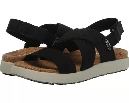 Сандалии KEEN Elle Crisscross, черный