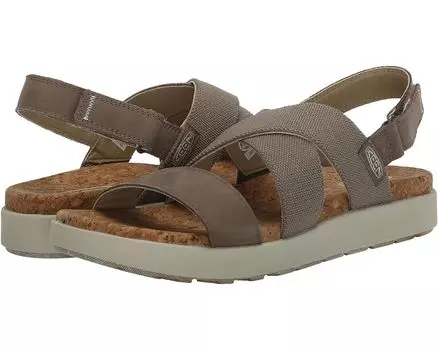 Сандалии KEEN Elle Crisscross, цвет Brindle/Birch