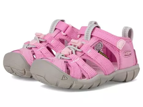 Сандалии KEEN Kids Seacamp II CNX, цвет Moonlite Mauve/Pink-A-Boo