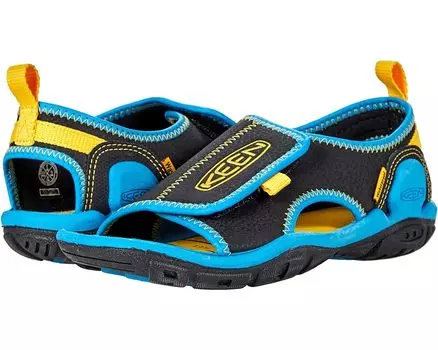 Сандалии Keen Knotch River Open Toe, цвет Black/Vivid Blue