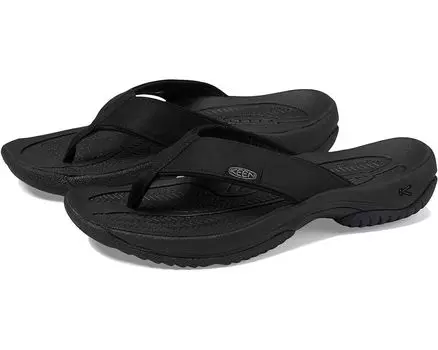 Сандалии KEEN Kona Flip TG, цвет Black/Steel Grey