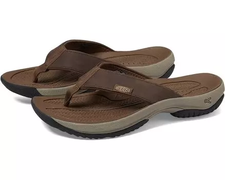 Сандалии KEEN Kona Flip TG, цвет Java/Dark Earth