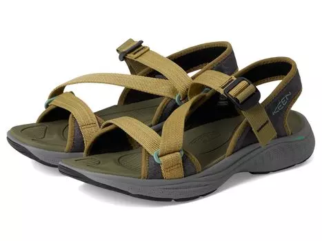 Сандалии KEEN Leiki Open-Toe Sandals, цвет Martini Olive/Granite Green