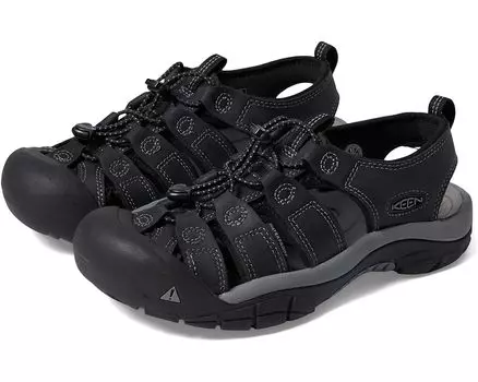 Сандалии KEEN Newport, цвет Black/Steel Grey
