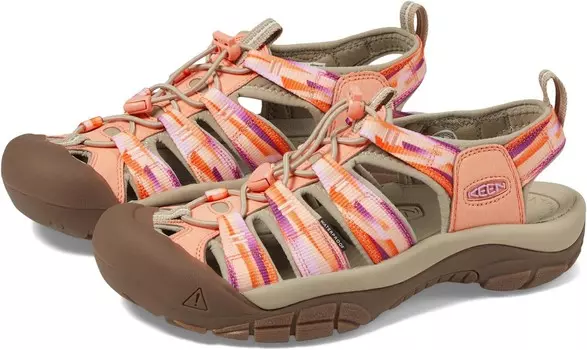 Сандалии KEEN Newport H2, цвет Papaya Punch/Prism