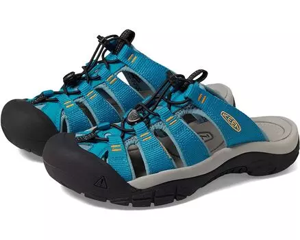 Сандалии KEEN Newport Slide, цвет Fjord Blue/Iceland Poppy