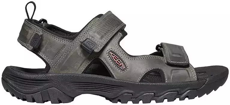 Сандалии Keen "TARGEE III OPEN TOE SANDAL", с застежкой-липучкой, серый
