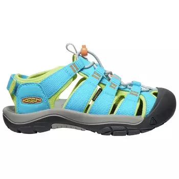 Сандалии Keen Youth's Newport Boundless, цвет Blue Atoll/Daiquiri Green