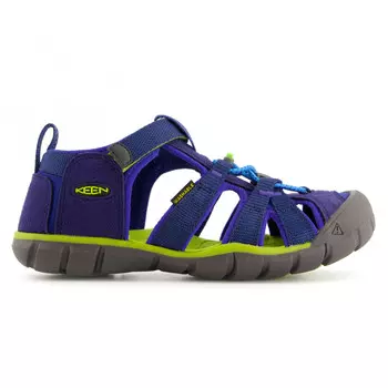 Сандалии Keen Youth Seacamp II CNX, цвет Blue Depths/Chartreuse