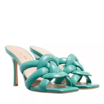 Сандалии kellie leather sandal bright Coach, зеленый