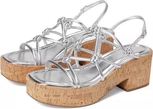 Сандалии Kenneth Cole Reaction Essa Knots, цвет Silver Metallic