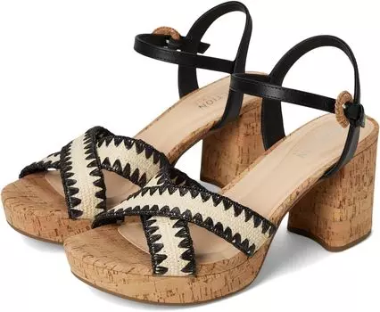 Сандалии Kenneth Cole Reaction Reeva Platform, цвет Natural/Black Raffia