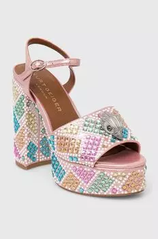 Сандалии Kensington на платформе Kurt Geiger London, мультиколор