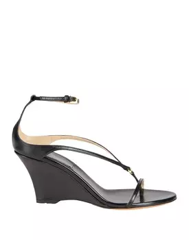 Сандалии Khaite, черный