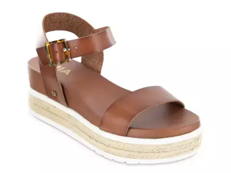 Сандалии Kiera Espadrille Platform Sandal Mia, коричневый
