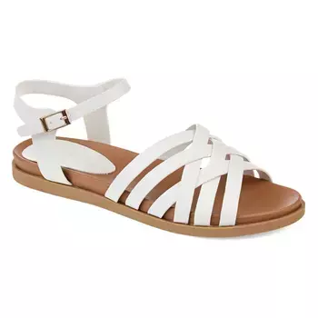 Сандалии Kimmie с ремешком на щиколотке Journee, белый