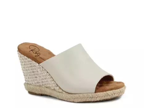 Сандалии Kinsley Espadrille Wedge Sandal Ros Hommerson, слоновая кость