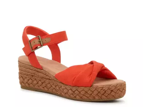 Сандалии Kinsley Wedge Toms, Red