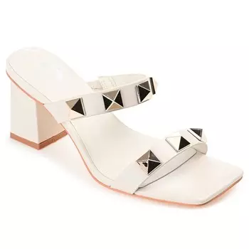 Сандалии Kirian на блочном каблуке Journee, белый