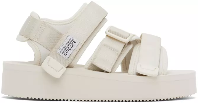 Сандалии KISEE-PO цвета «Off-White» SUICOKE, Chalk