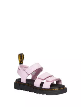 Сандалии klaire j pale low для девочек розовые Dr Martens