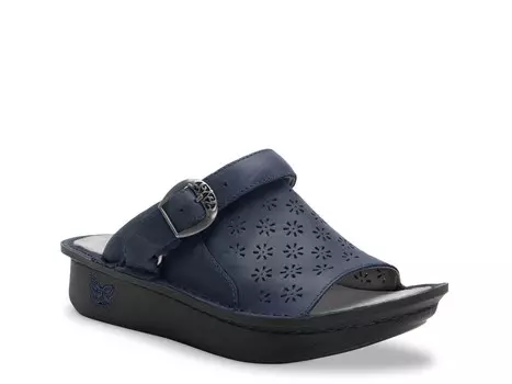 Сандалии Klover на танкетке Alegria, темно-синий