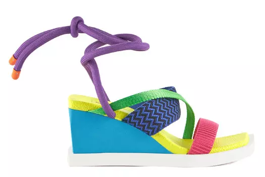 Сандалии Ko Craft на средней танкетке United Nude, мультиколор