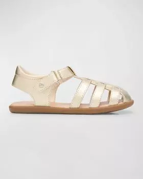 Сандалии Kolding из синтетической кожи для девочек, для малышей/малышей UGG, цвет Metallic