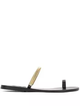 Сандалии Konaki с цепочкой Ancient Greek Sandals, черный