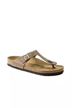Сандалии - Коричневые - На плоской подошве Birkenstock, коричневый