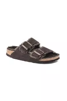 Сандалии - Коричневые - На плоской подошве Birkenstock, коричневый