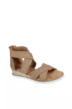 Сандалии - Коричневые - На плоской подошве SKECHERS, коричневый