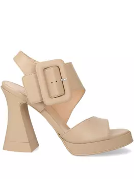 Сандалии кожаные AGL 120 мм, нейтральный