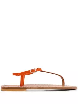 Сандалии кожаные K. Jacques, оранжевый