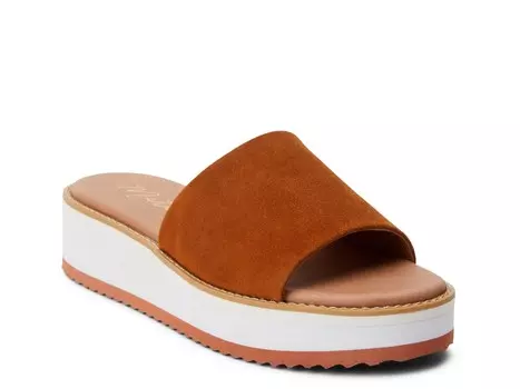 Сандалии кожаные Matisse Jackie на платформе, коричневый