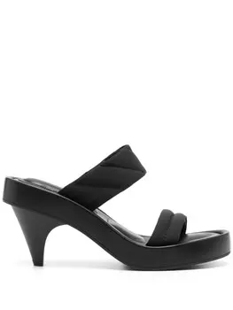 Сандалии кожаные Premiata 65 мм, черный