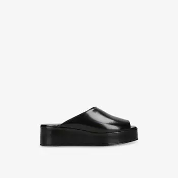 Сандалии кожаные The Row Emi на платформе, черный